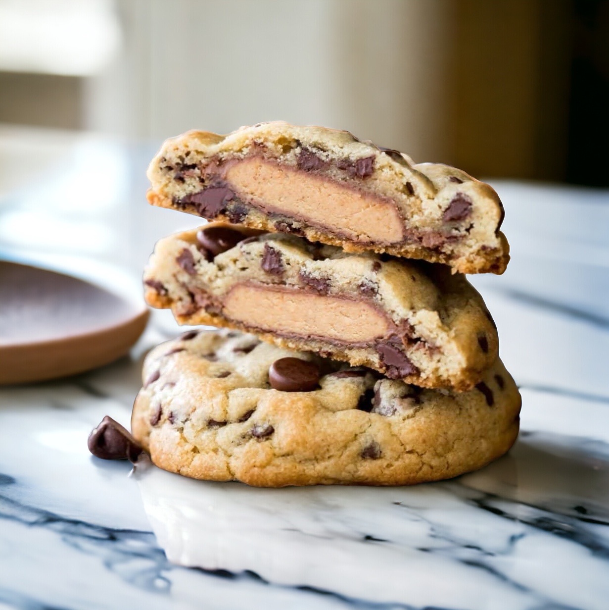 Reese's Stuffed Chocolate Chip
