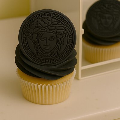 Versace Fondant Cupcakes (12)