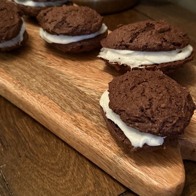 1 Dozen Chocolate Whoopie Pie With Vanilla Cream Filling 