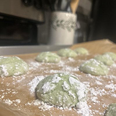 Lime Crinkle Cookies 