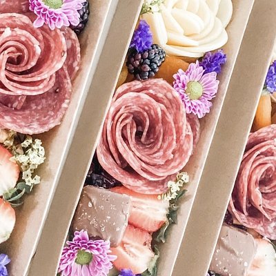 Floral Charcuterie For Teachers appreciation 
