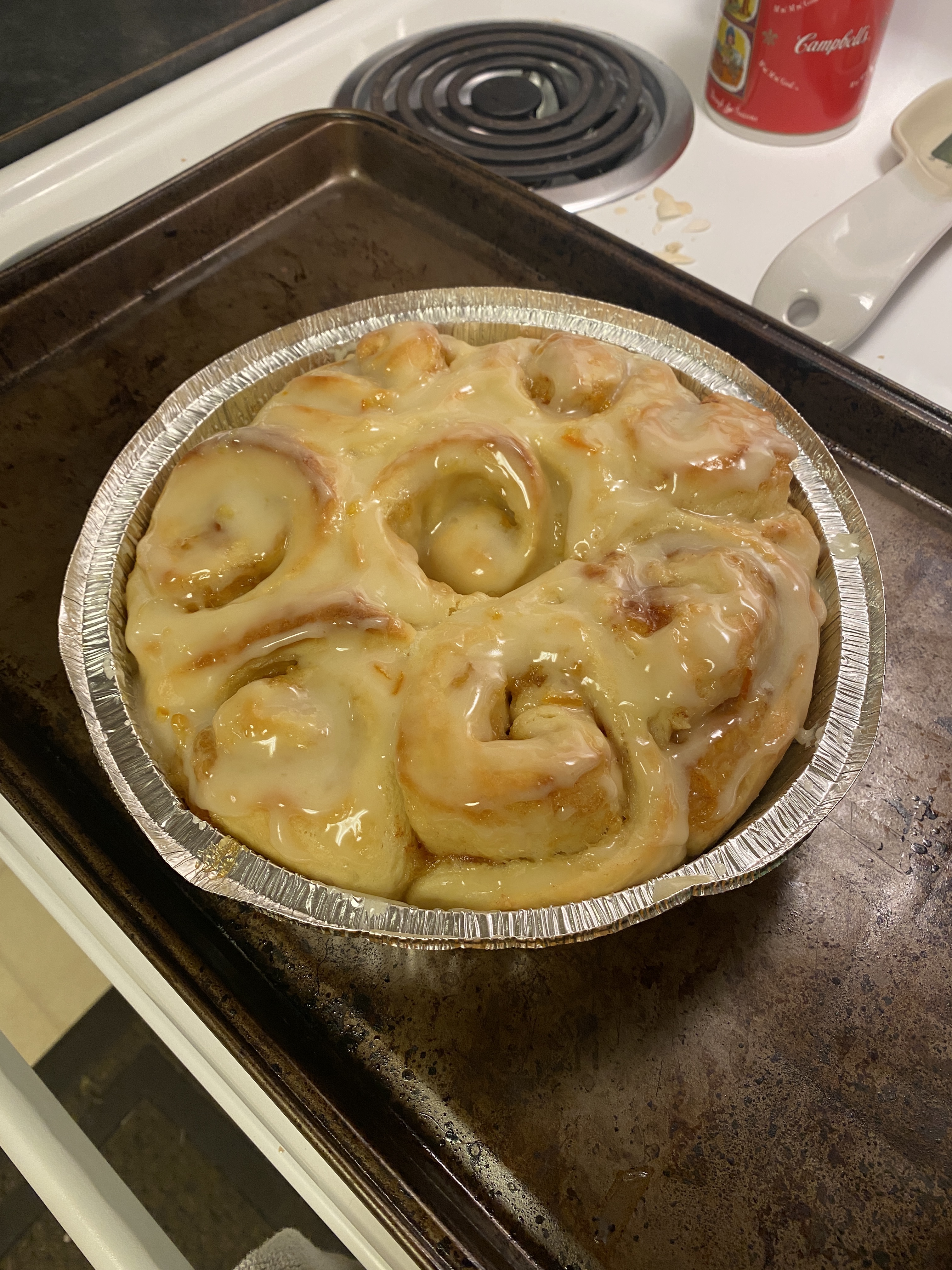 Orange Rolls - 9” Pan