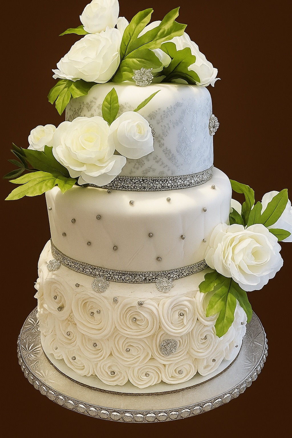 3 Tier Wedding Cake