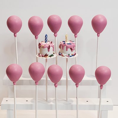 Birthday Cake & Balloons Set