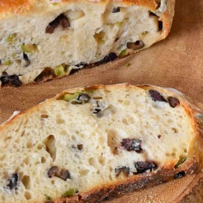 Olive & Parmesan Sourdough Loaf