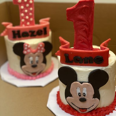 Taster/1st Birthday Smash Cake- 4in 2layer 