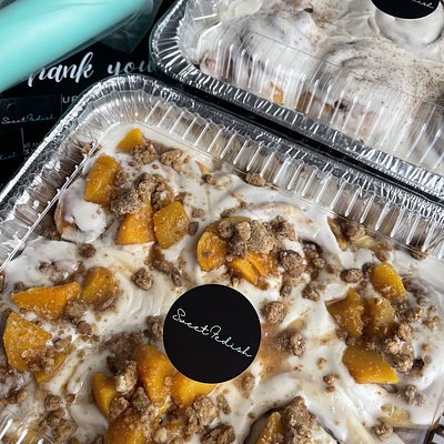 6PK Peach Cobbler Cinnamon Rolls