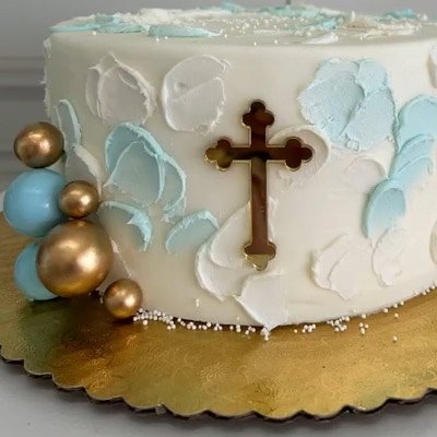 First Communion Boy Cake 