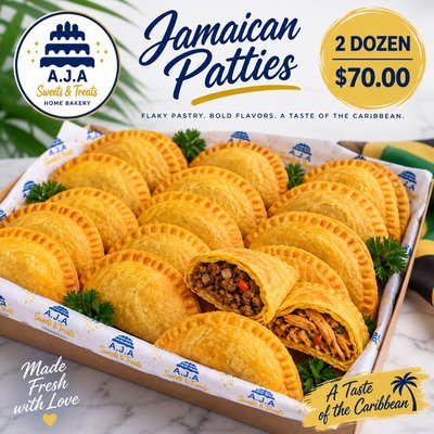 2 Dozen Jamaican Patties