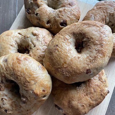 6 Cinnamon Raisin Bagels 