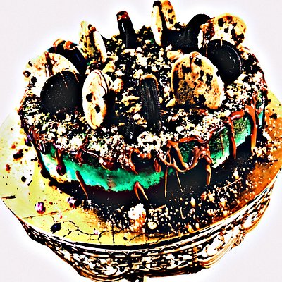 Cookie Monster Cheesecake - 9” Cheesecake