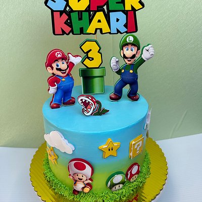 Pastel de Cumpleaños Infantil (12–15 personas) / Kids Birthday Cake (12–15 servings)