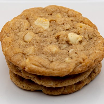  White Chocolate Macadamia Nuts Cookies Box of 12