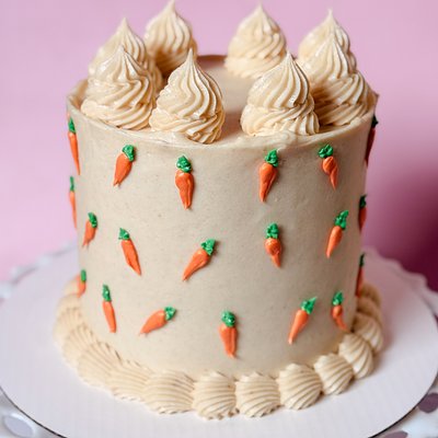 Brown Butter Cream Cheese Carrot 8”