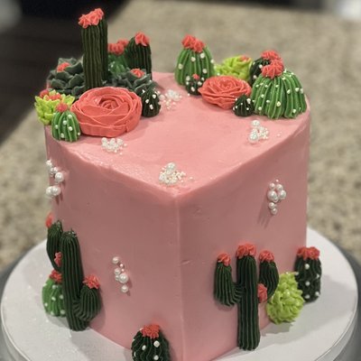 6 inch heart cake 
