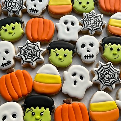 Mini Halloween Cookies (1 Dozen)