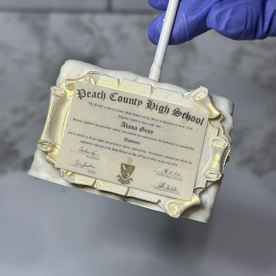 1 Dozen Graduation Chocolate Covered Rice Krispies 