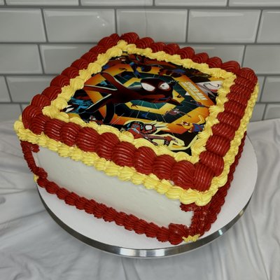 Square Cake: 9 Inch 2 Layer