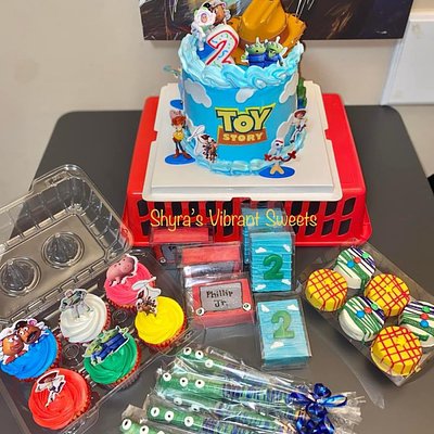 1 tier cake special with 3 dozen treats