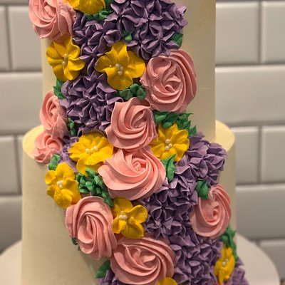 2 Tier 6" 8" (serves 45)