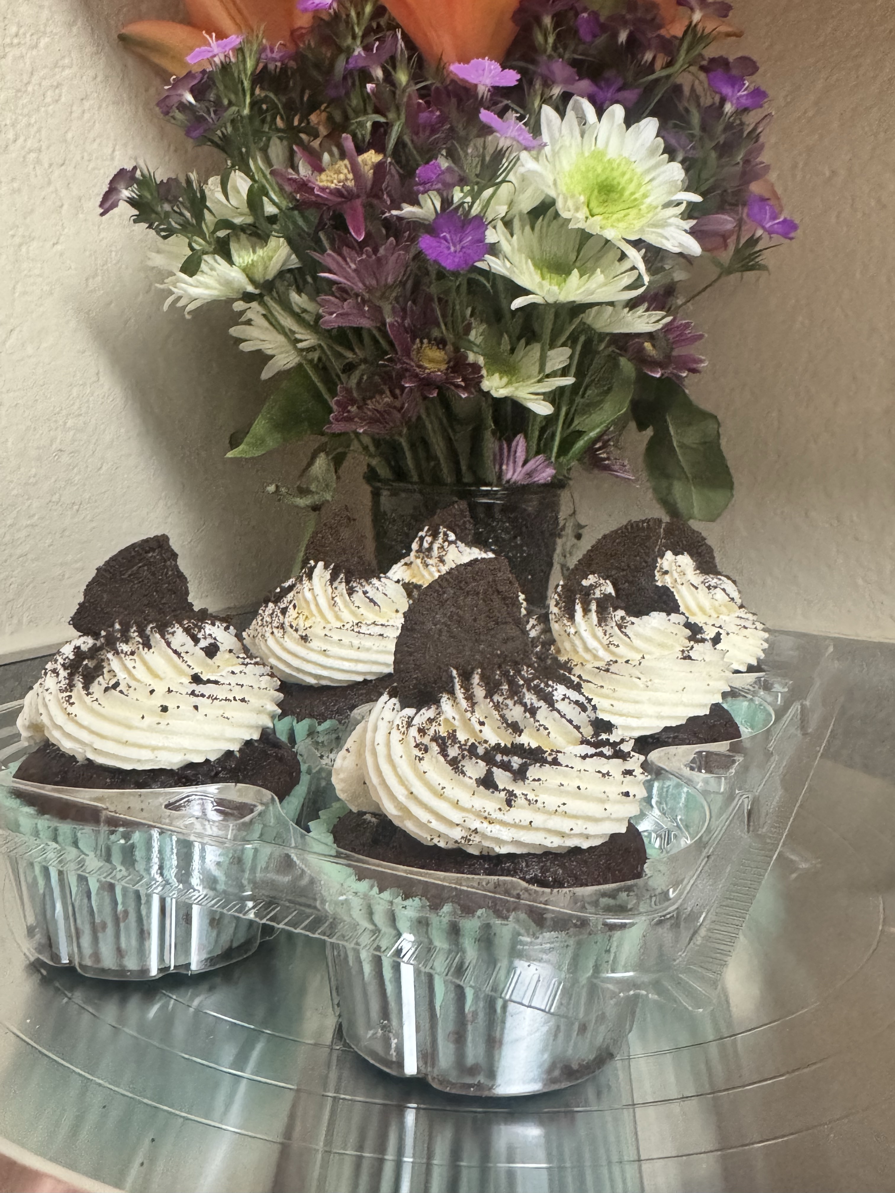 6 Chocolate Cupcakes