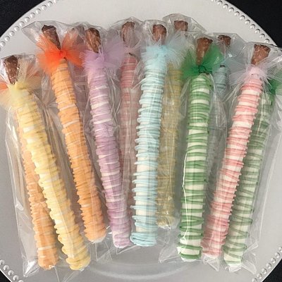 Dipped Pretzel Rods