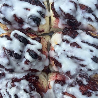 Triple Berry Sweet Rolls