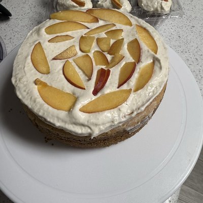 Peaches 🍑 Cheesecake