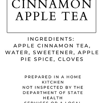 16 Oz Cinnamon Apple Tea