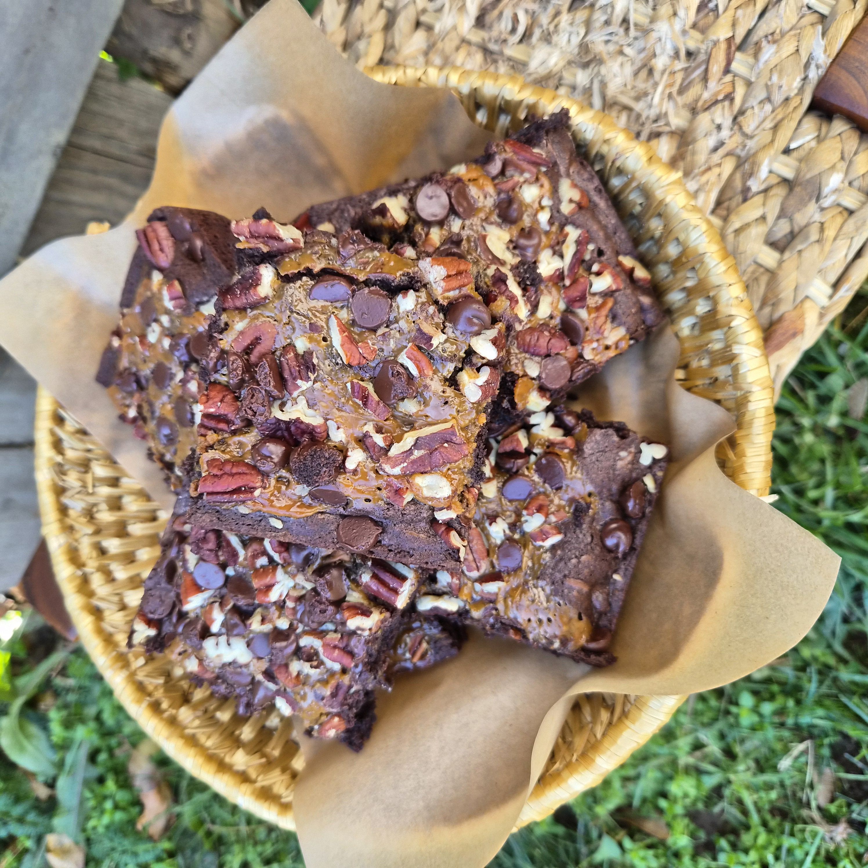 Turtle Pecan Brownie 