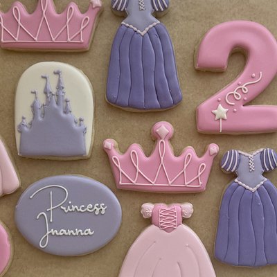 Princess Birthday Cookie Set