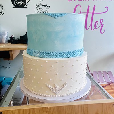2-Tier Custom Cake
