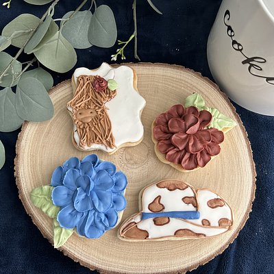 1 Dozen Custom Sugar Cookie Set 3+ Designs 