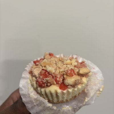 Strawberry Crunch Cheesecake Cupcake