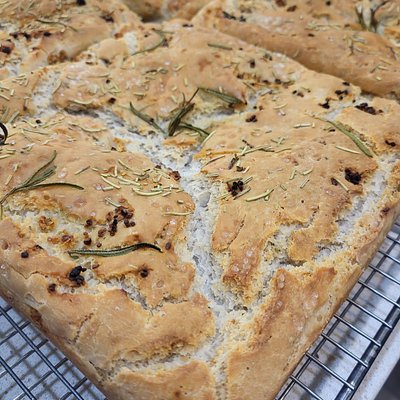 *Focaccia Bread - Rosemary Garlic (vegan)