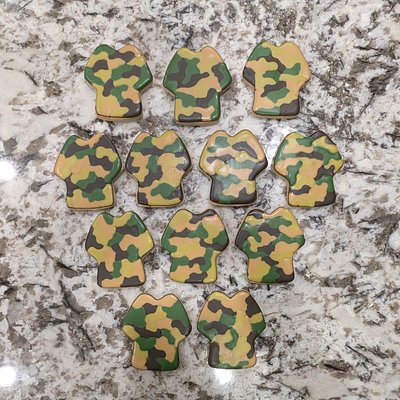 Military Uniform Cookies