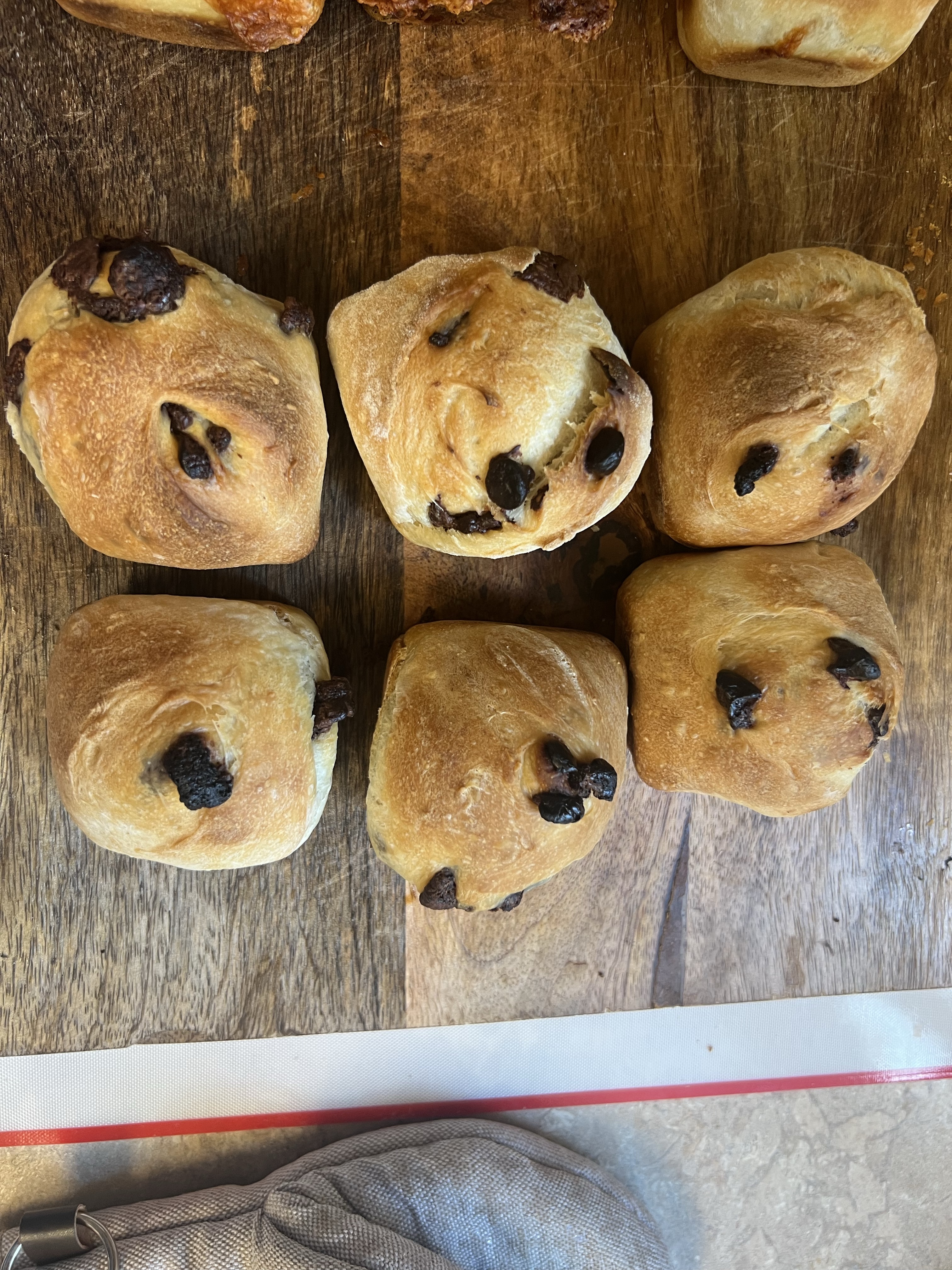 Chocolate Chip Sourdough Mini Loaves