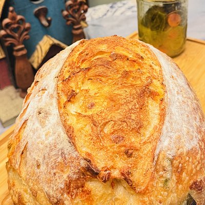 Jalapeño/Cheddar Sourdough Loaf