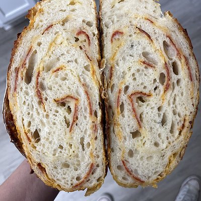 Mozzarella Pepperoni Sourdough 