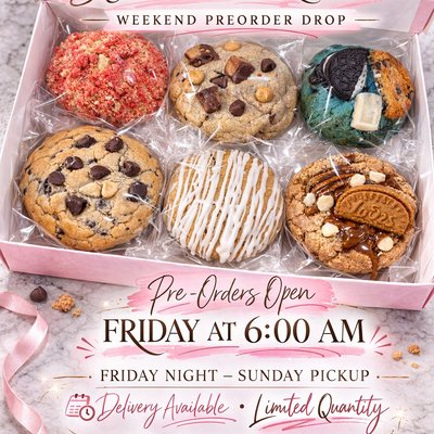 6-Pack Variety Gourmet Cookies 🍪 