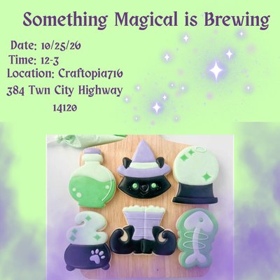 Witchy Kitty Cookie Class
