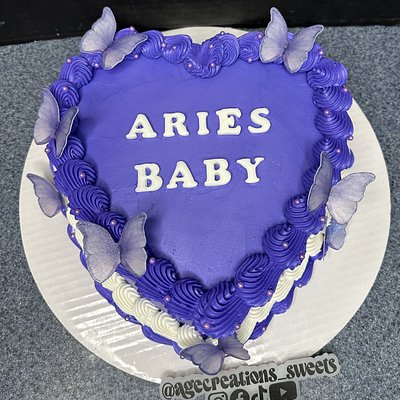 8” Single Layer Cake                         (serves 4-6)