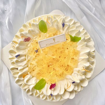 Earl grey Tea& Omanthus Jelly (8″ )