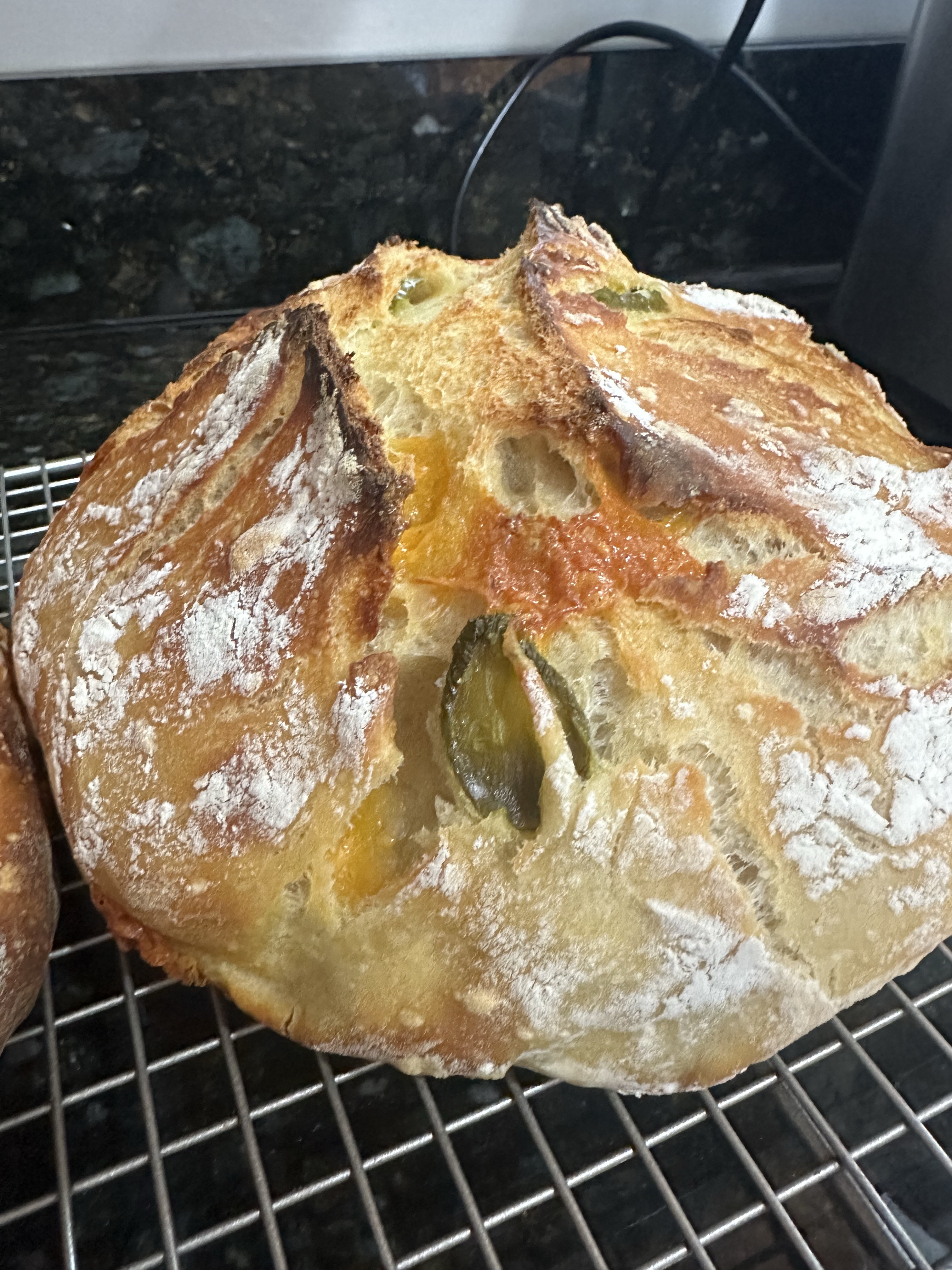 Jalapeño Cheddar Sourdough Bread
