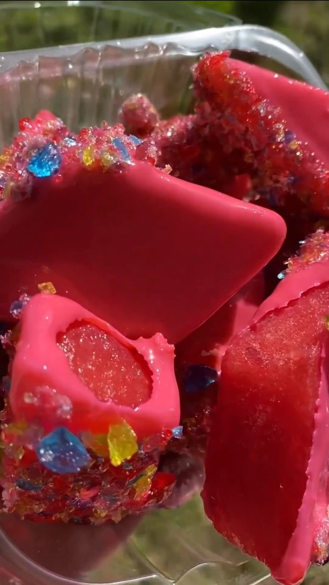 Candied Watermelon Chunks