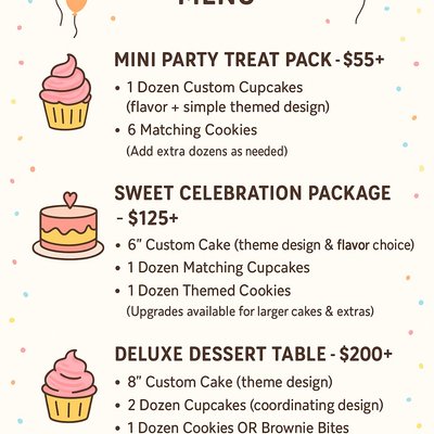Mini Party Treat Pack ✨