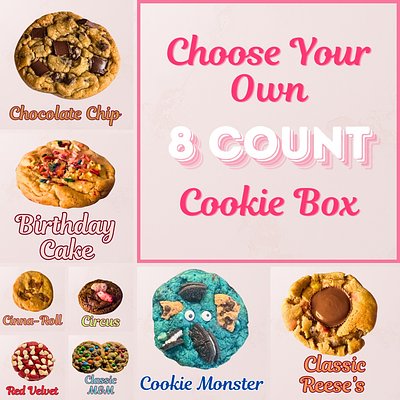 Choose Your Own Cookie Box: 8 Count