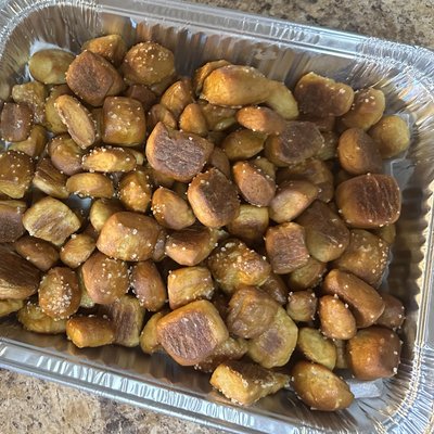 Sourdough Pretzel Bites