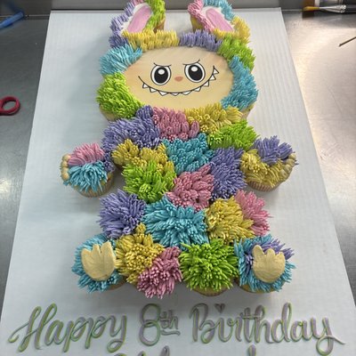 Labubu Cupcake Cake 🧁 