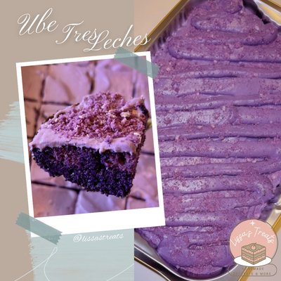 2 Dozen ~ Mini Ube Tres Leches 